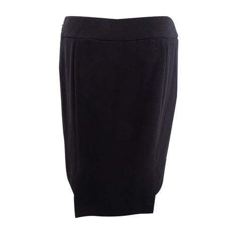 Tahari ASL Women's Petite Embellished Pencil Skirt (4P, Black)