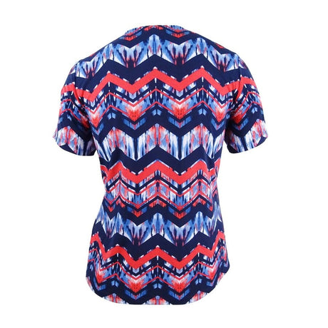 Tahari ASL Women's Plus Size Printed Surplice Top