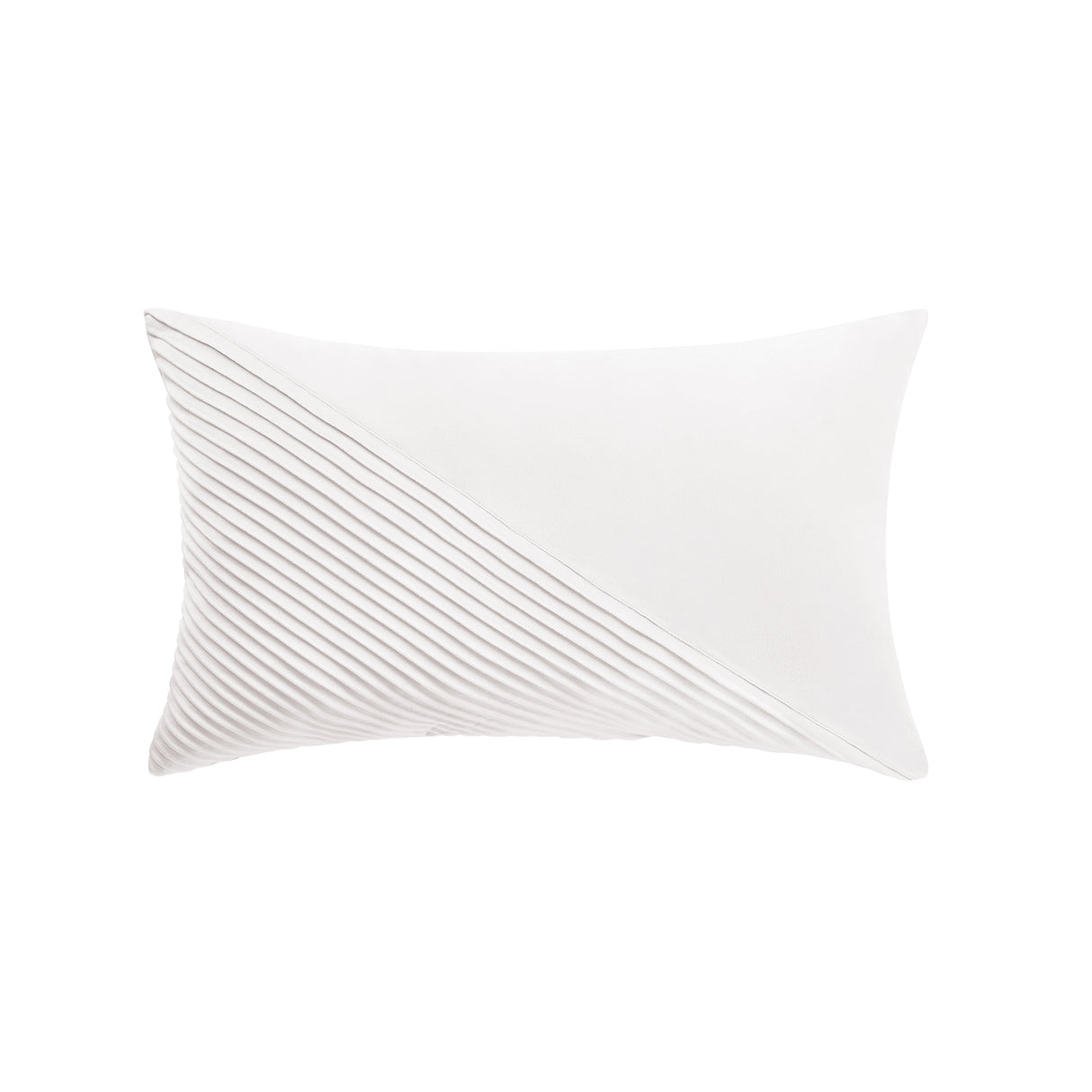 Tahari Home 14" x 24" Emily Solid Reverse Oblong Decorative Pillow