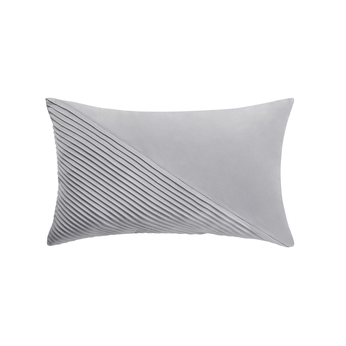 Tahari Home 14" x 24" Emily Solid Reverse Oblong Decorative Pillow