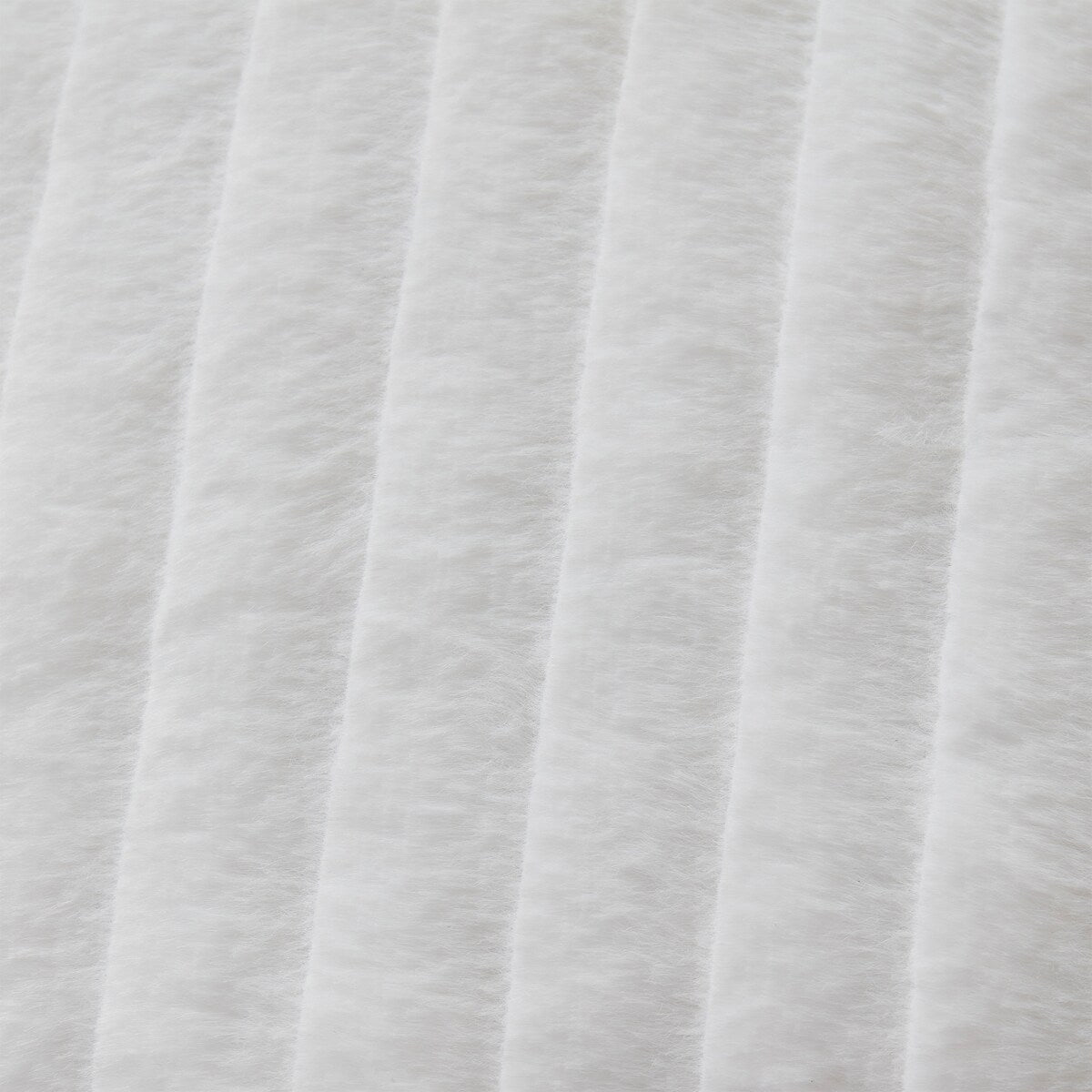 Tahari Home 20" x 20" Cassie White Ribbed Stripe Decorative Pillow