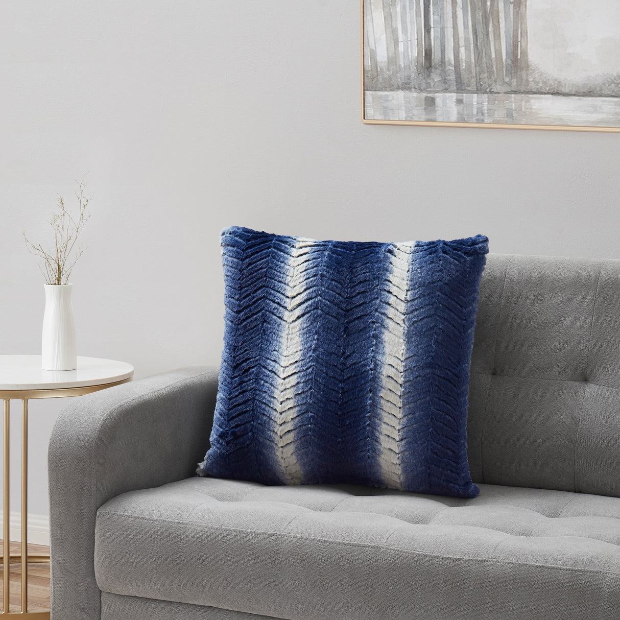 Tahari Home 20" x 20" Devin Chevron Decorative Pillow