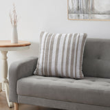 Tahari Home 20" x 20" Kingsley Stripe Square Decorative Pillow