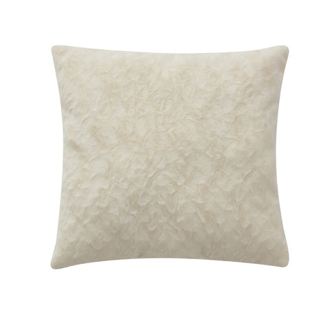 Tahari Home 20" x 20" Tanya White Embossed Decorative Pillow