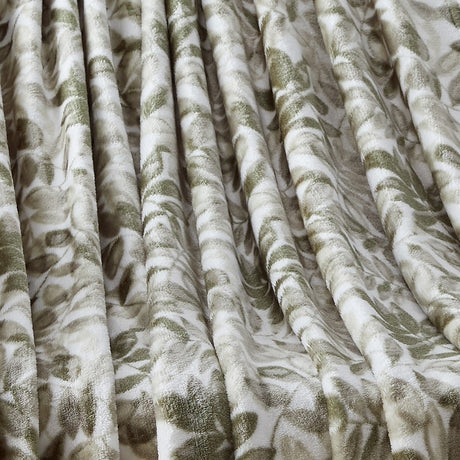 Tahari Home Elena Green Leaf Printed Plush Throw, 50" x 70"