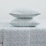 Tahari Home Flora Floral Triple Brushed Cotton Flannel Bed Sheet Set