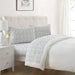 Tahari Home Flora Floral Triple Brushed Cotton Flannel Bed Sheet Set