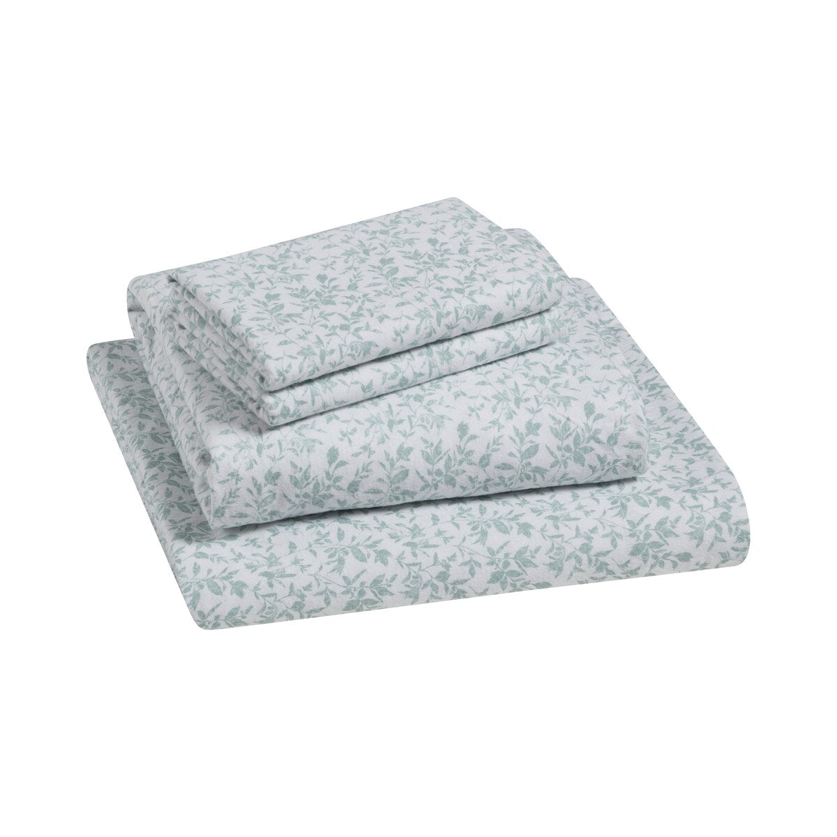 Tahari Home Flora Floral Triple Brushed Cotton Flannel Bed Sheet Set