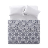 Tahari Home Hannah Damask Reversible Matelassé Coverlet