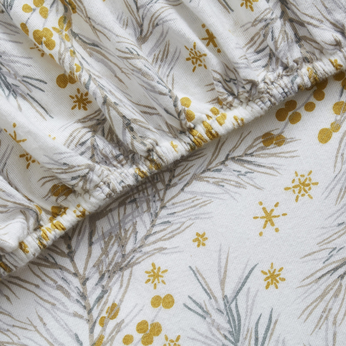 Tahari Home Pine Triple Brushed Cotton Flannel Bed Sheet Set