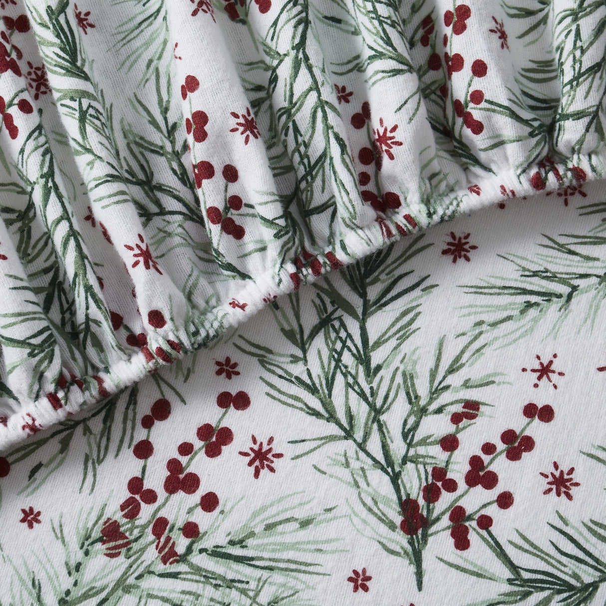 Tahari Home Pine Triple Brushed Cotton Flannel Bed Sheet Set