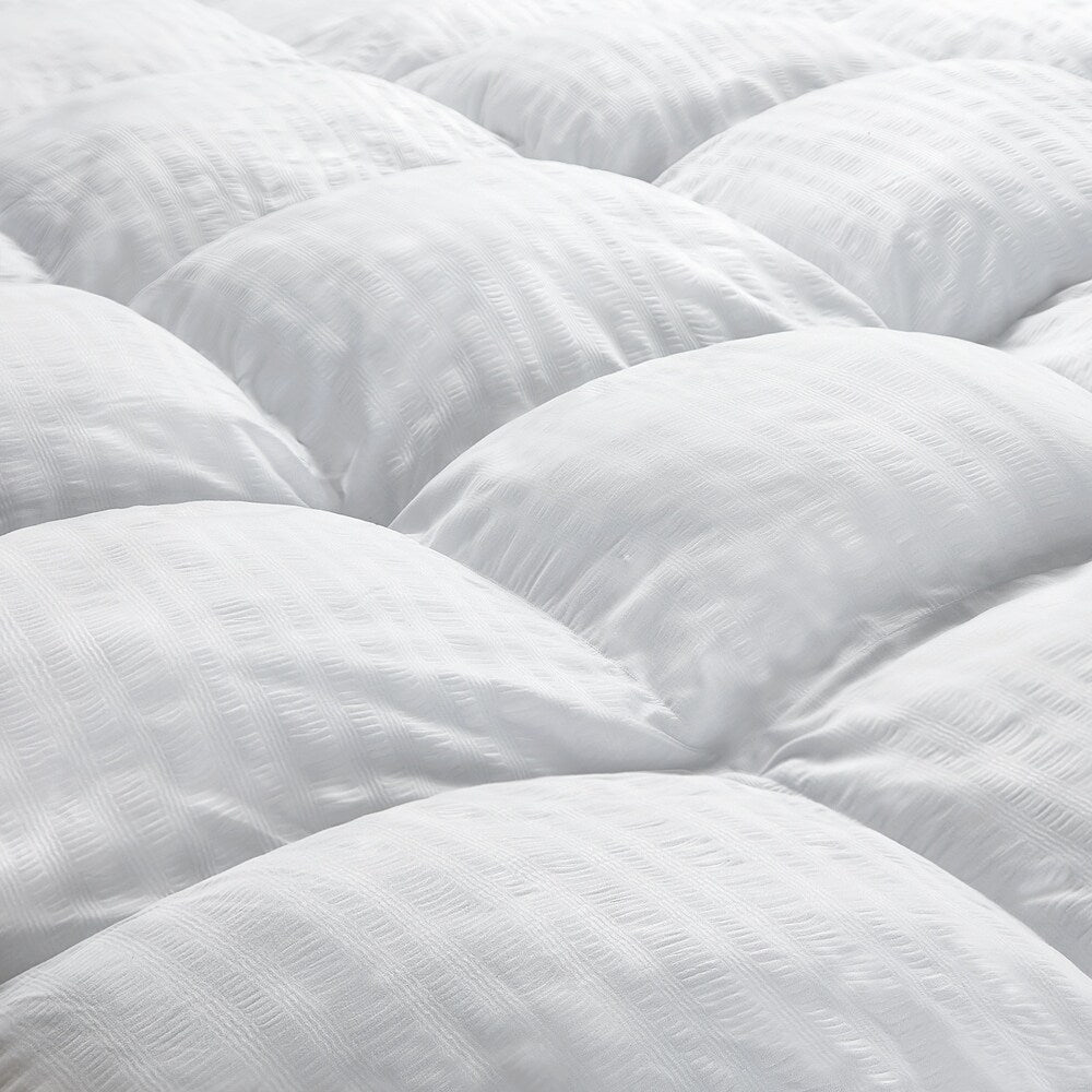 Tahari Home Premium Embossed 21" Deep Pocket Mattress Topper Pad