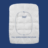 Tahari Home Premium Embossed 21" Deep Pocket Mattress Topper Pad