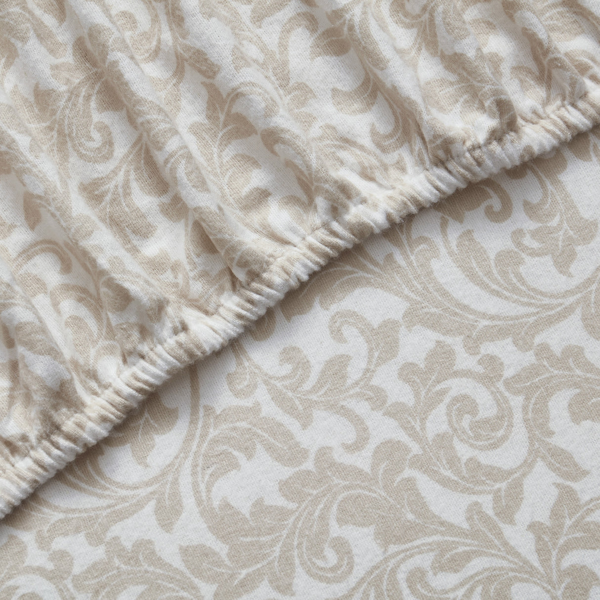 Tahari Home Scroll Triple Brushed Cotton Flannel Bed Sheet Set