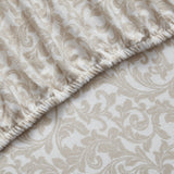 Tahari Home Scroll Triple Brushed Cotton Flannel Bed Sheet Set