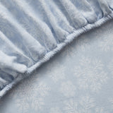 Tahari Home Snowflake Triple Brushed Cotton Flannel Bed Sheet Set