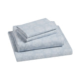 Tahari Home Snowflake Triple Brushed Cotton Flannel Bed Sheet Set