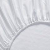 Tahari Home Winny Bright White 6-Piece Trellis Embossed Microfiber Bed Sheet Set