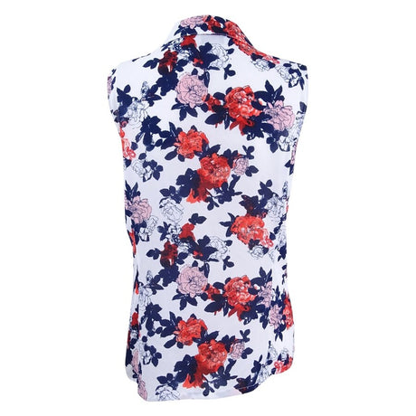 Tahari Women's Floral-Print Button-Front Blouse