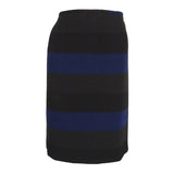 Tahari Women's Petite Striped Vented Pencil Skirt