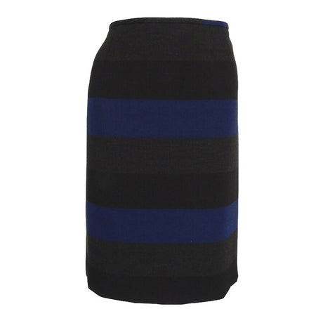 Tahari Women's Petite Striped Vented Pencil Skirt