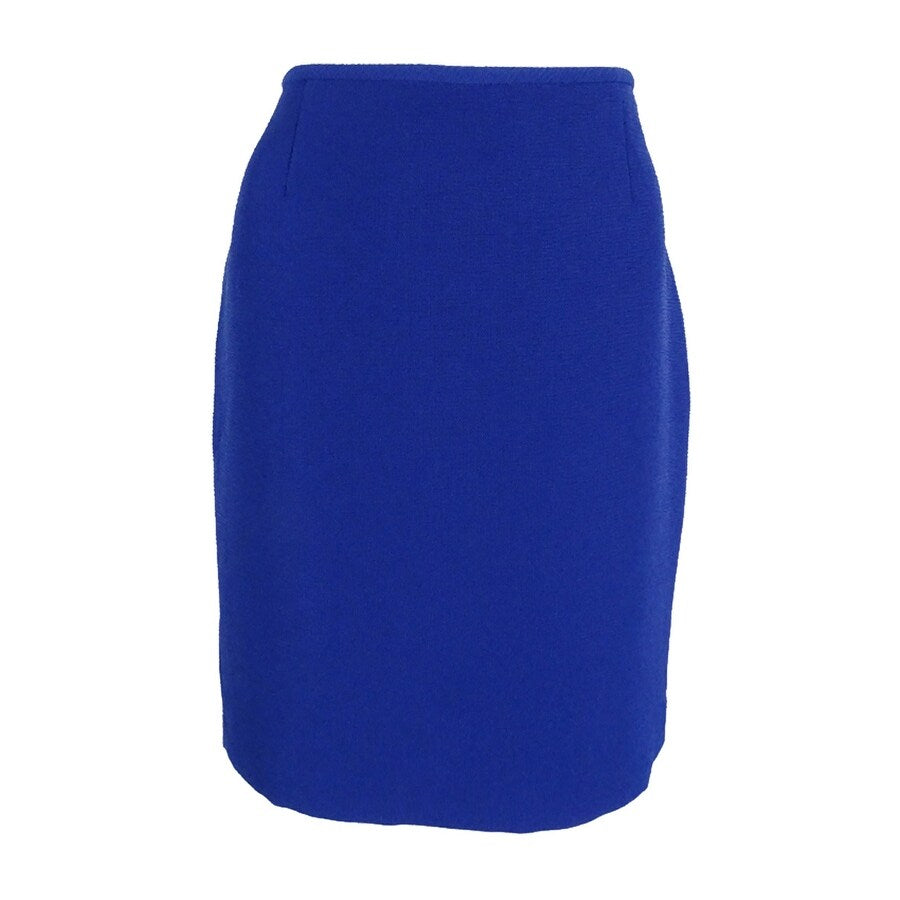 Tahari Women's Petite Textured Crepe Pencil Skirt