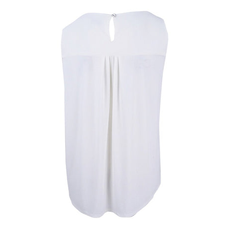 Tahari Women's Plus Size Keyhole Shell Top