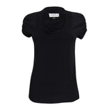 Tahari Women's Short-Sleeve Draped Ruched Top