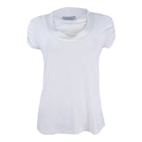 Tahari Women's Short-Sleeve Draped Ruched Top