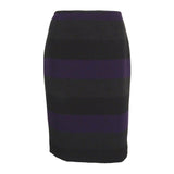 Tahari Women's Striped Vented Pencil Skirt