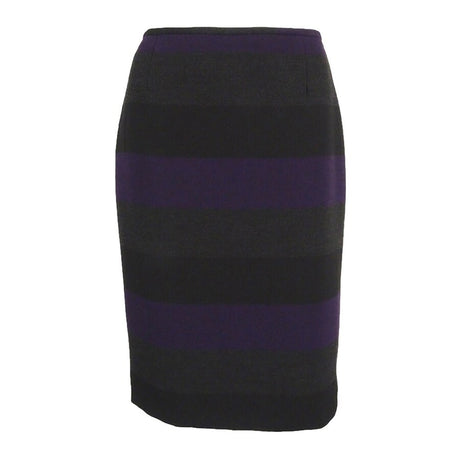 Tahari Women's Striped Vented Pencil Skirt