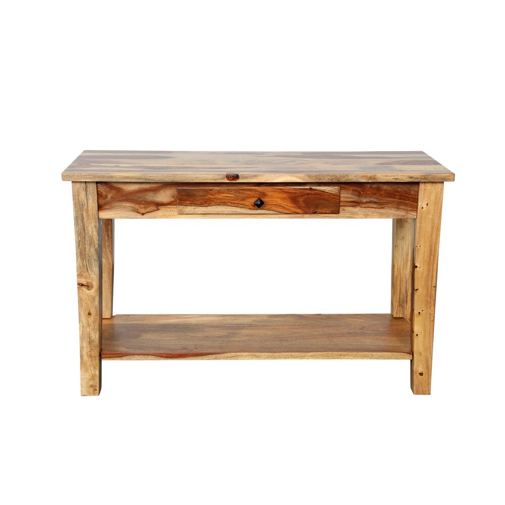 Porter Taos Solid Sheesham Sofa Table (India) - 30"H x 18"W x 48"L