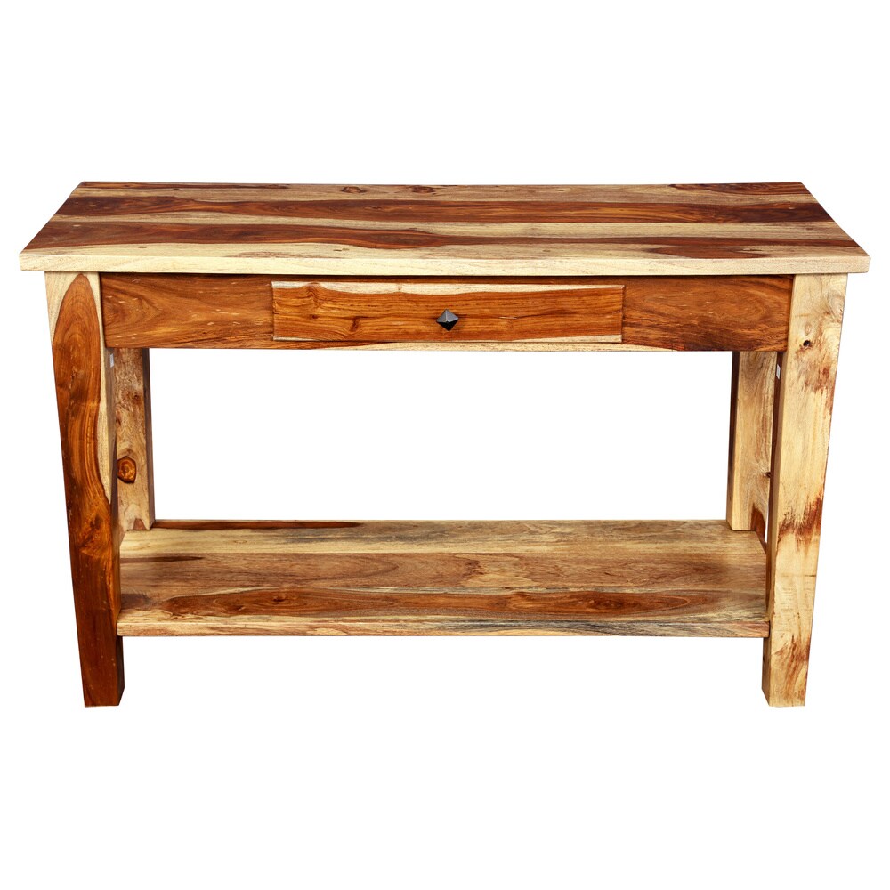 Porter Taos Solid Sheesham Sofa Table (India) - 30"H x 18"W x 48"L