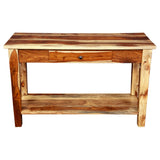 Porter Taos Solid Sheesham Sofa Table (India) - 30"H x 18"W x 48"L