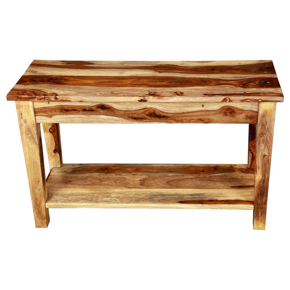 Porter Taos Solid Sheesham Sofa Table (India) - 30"H x 18"W x 48"L