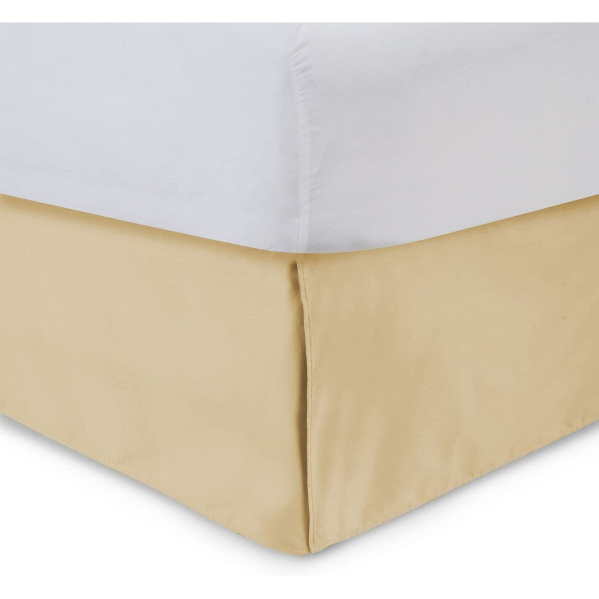 Tailored Bedskirt with Split Corners -14 inch Drop, Stone, Full
