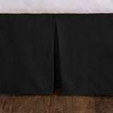 Tailored Velvet Bed Skirt with Split Corner