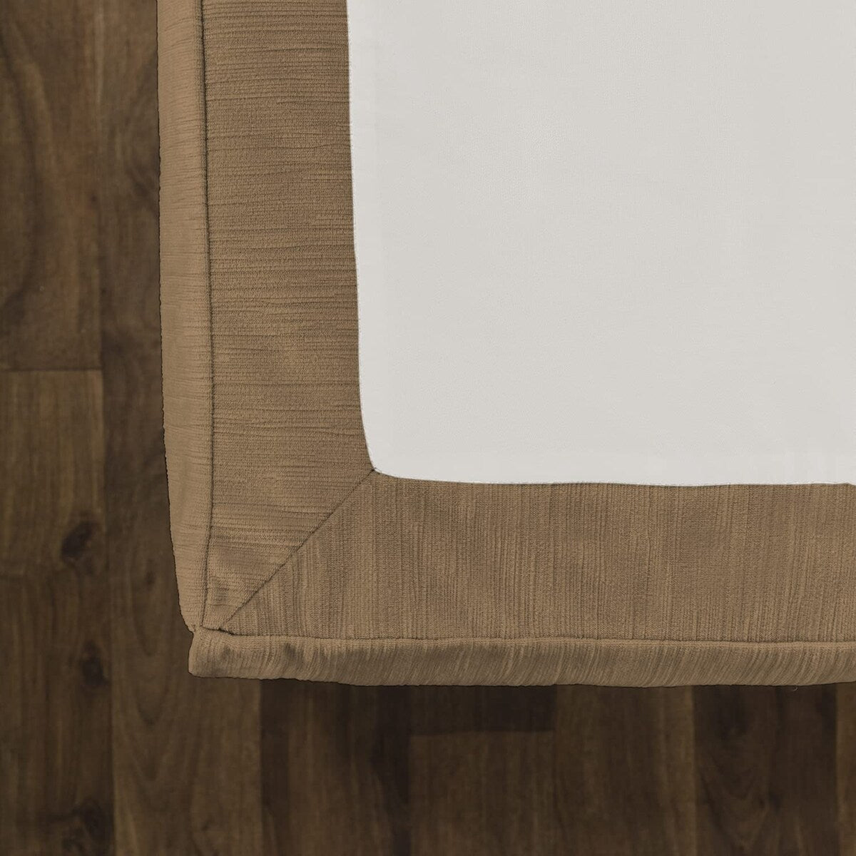Tailored Velvet Bed Skirt with Split Corner