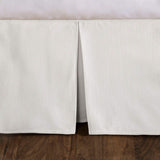 Tailored Velvet Bed Skirt with Split Corner