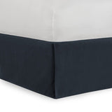 Tailored Velvet Bed Skirt with Split Corner
