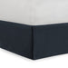 Tailored Velvet Bed Skirt with Split Corner