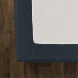 Tailored Velvet Bed Skirt with Split Corner