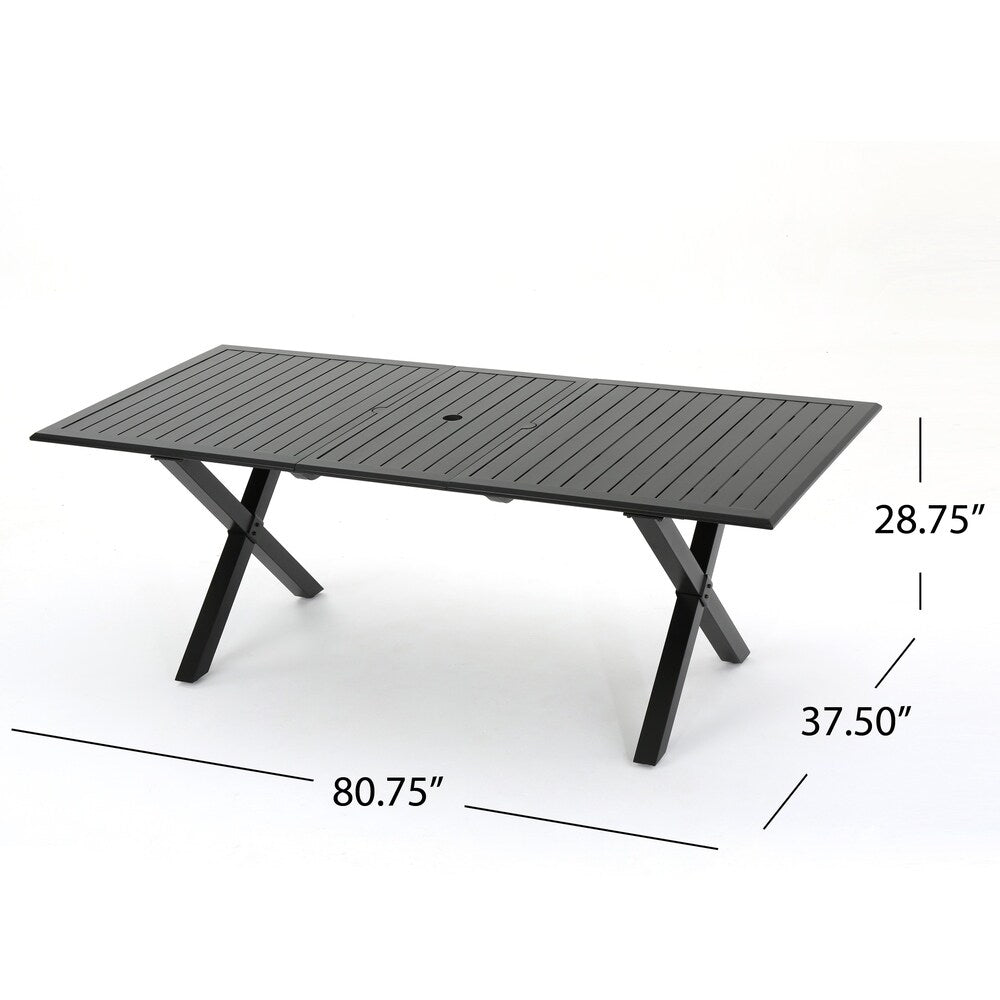 Taku 7-piece Expandable Table Dining Set by Christopher Knight Home