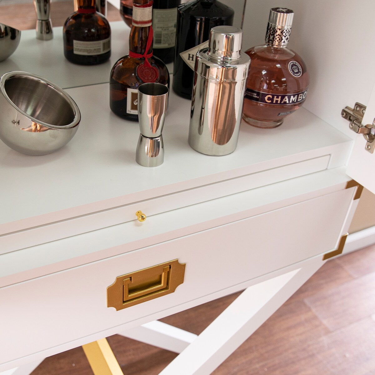 Tall Bar Cabinet w/ Storage