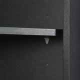 Tall Bathroom Corner Cabinet, with Doors and Adjustable Shelves - 14.96" x 14.96"x 61.02"
