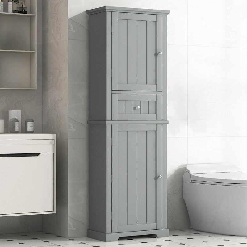 Tall Bathroom Storage Cabinet, Freestanding Storage Cabinet