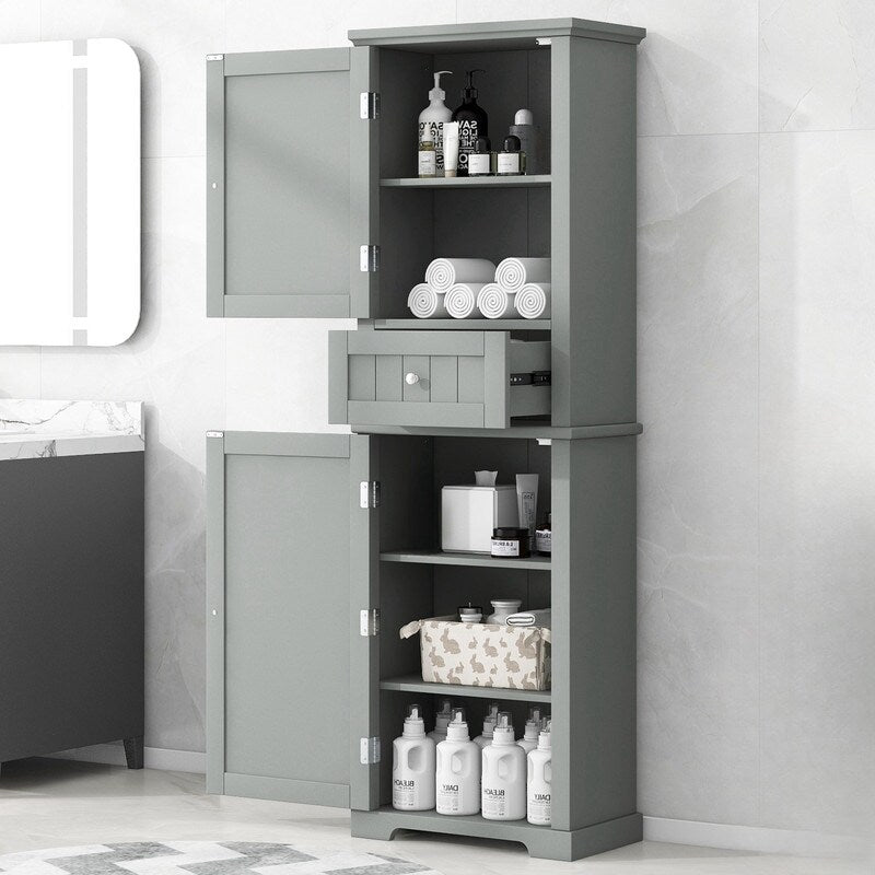 Tall Bathroom Storage Cabinet, Freestanding Storage Cabinet