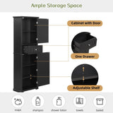 Tall Bathroom Storage Cabinet, Freestanding Storage Cabinet