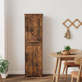 Tall Bathroom Storage Cabinet - 11.8"D x 15.7"W x 66.9"H