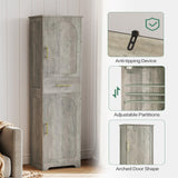 Tall Bathroom Storage Cabinet - 11.8"D x 15.7"W x 66.9"H